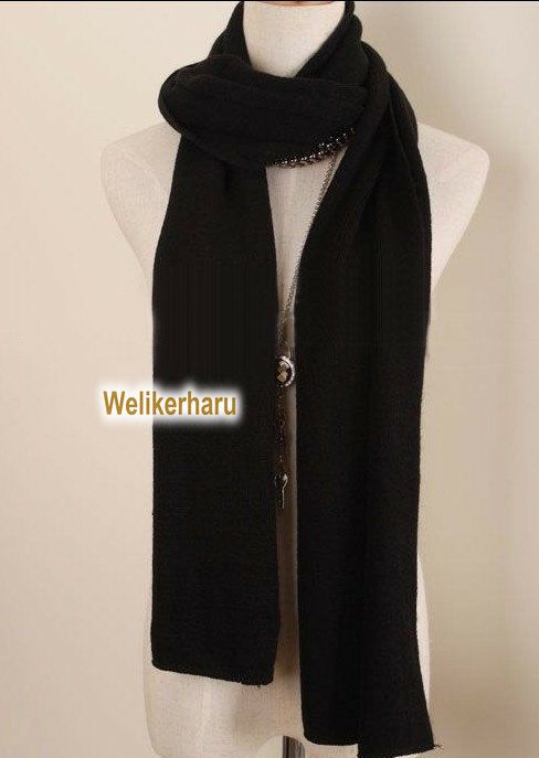   Color Warm Knit Warmer Winter Neck Scarf Shawl 160G 11 Colors  