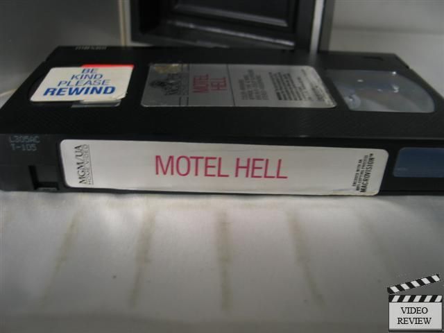 Motel Hell VHS Rory Calhoun, Wolman Jack, Nina Axelrod  