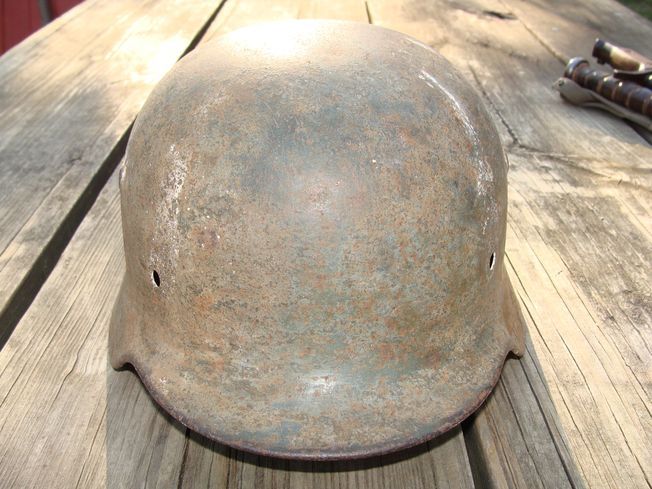 WWII DD German Army M35 Helmet no liner Battlefield pickup FREE 