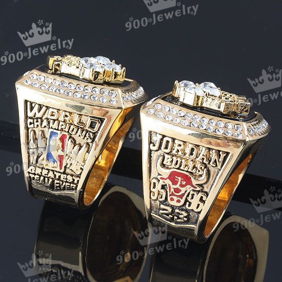 1Pc Basketball NBA Replica Champion Souvenirs Finger Ring + Case 