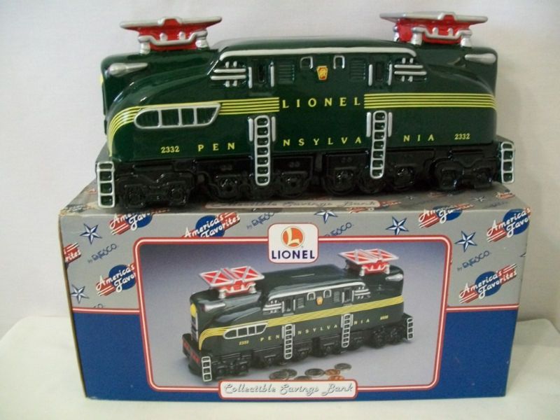 ENESCO LIONEL 2332 PENNSYLVANIA TRAIN BANK MIB #D652  