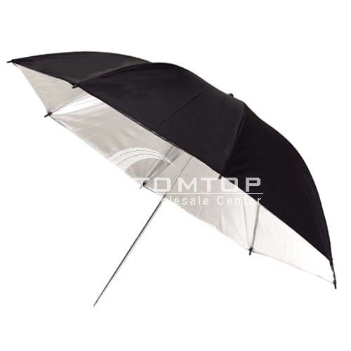 NEW 80cm 32inch Studio Flash Silver Reflector Umbrella  