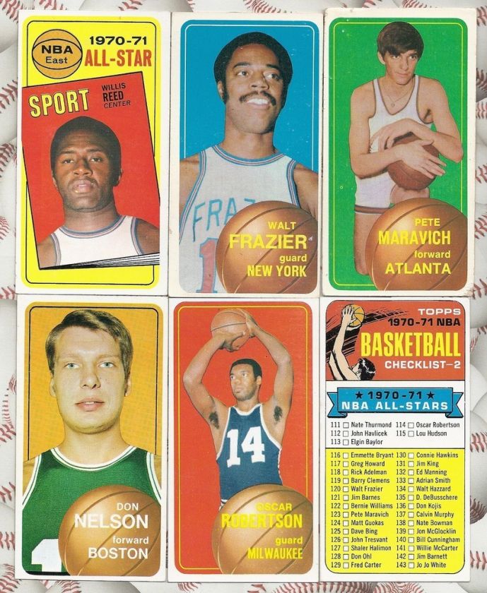 1970 71 Topps BASKETBALL COMPLETE SET 1 175 EM/NM  