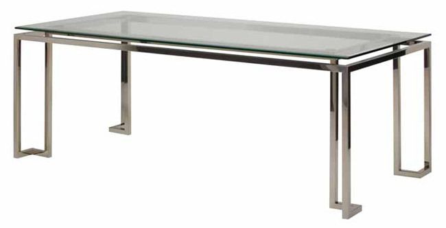 NUEVO LIVING TESSA stainless SteeL dining table MODERN  