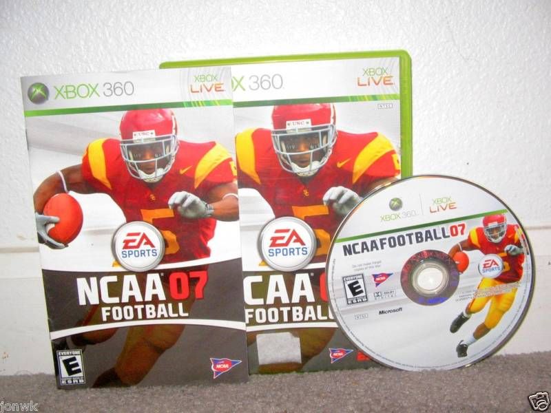 NCAA FOOTBALL 07 CIB   XBox 360 014633152036  