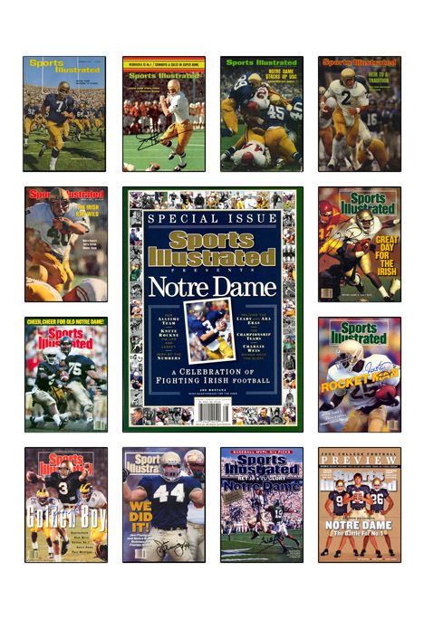 Notre Dame Sports Illustrated Collection Poster Irish  