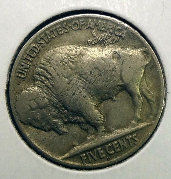 1917 D BUFFALO NICKEL VF++  