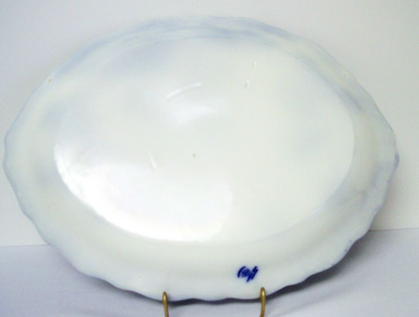 Johnson Brothers Kenworth Scallop Flow Blue LG Platter  