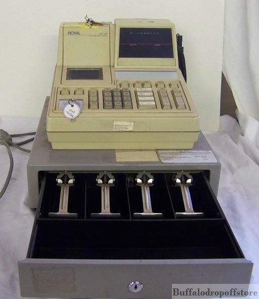 ROYAL ER 145 CASH REGISTER CANON P120 DH ADDING MACHINE  