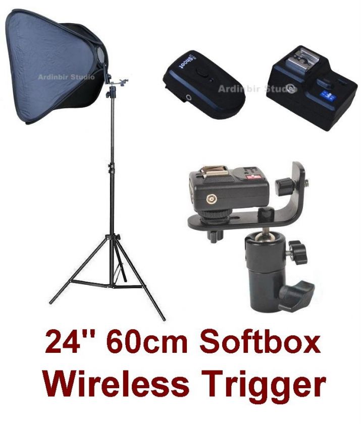 Portable Speedlite Flash Softbox Kit Speed light  