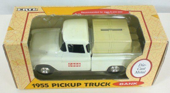 1992 ERTL 1955 Chevrolet Pickup Truck Bank Die Cast  