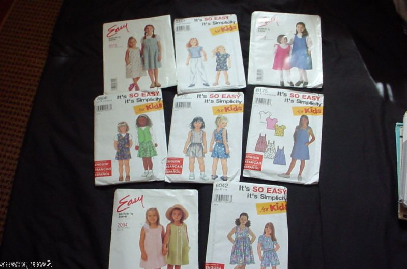 NEW Girls sewing pattern Multi  size *your Pick  