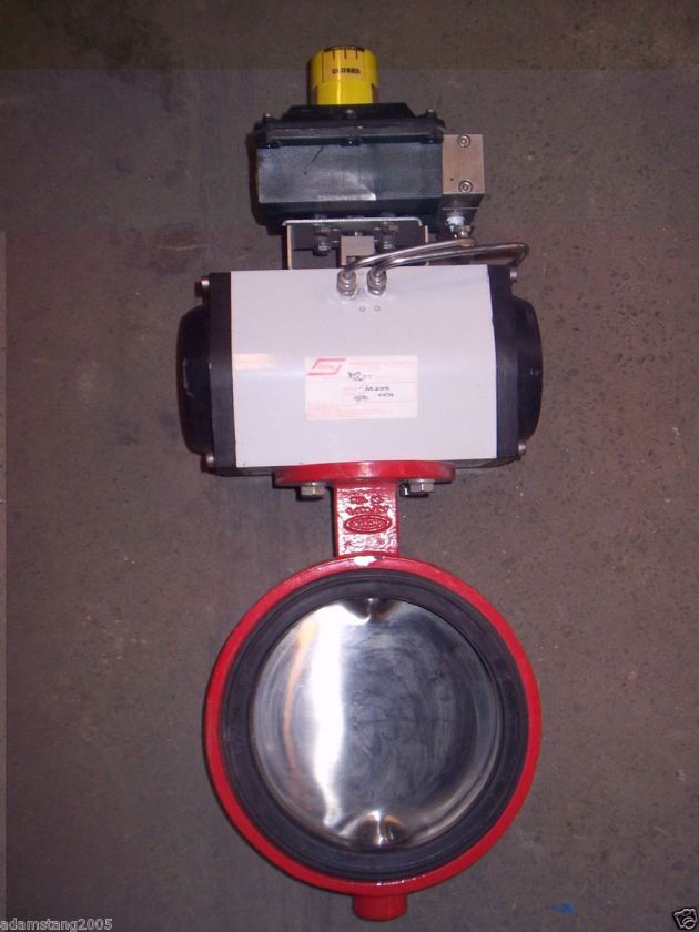 UNITORQ PNEUMATIC ACTUATORS M295 BUTTERFLY VALVE  