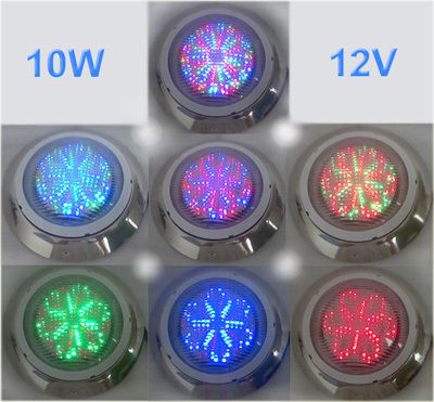 10W/LED MULTICOLOR UNDERWATERLIGHT/STAINLESS STEEL  