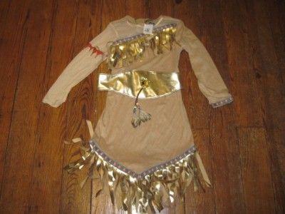 DISNEY PRINCESS DRESS UP CLOTHES POCAHANTAS SIZE 5 6  