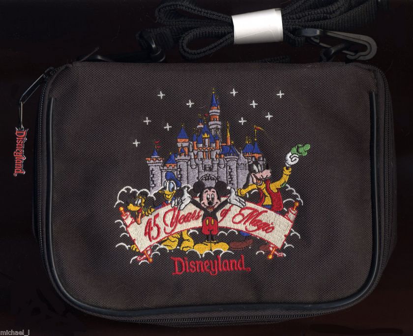   DISNEYLAND CASTLE 45 YEARS OF MAGIC SMALL PIN BAG ** NEW **  