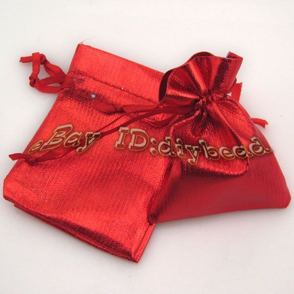 250x New Red Fabric Wedding Gift Bag Favour 120171  