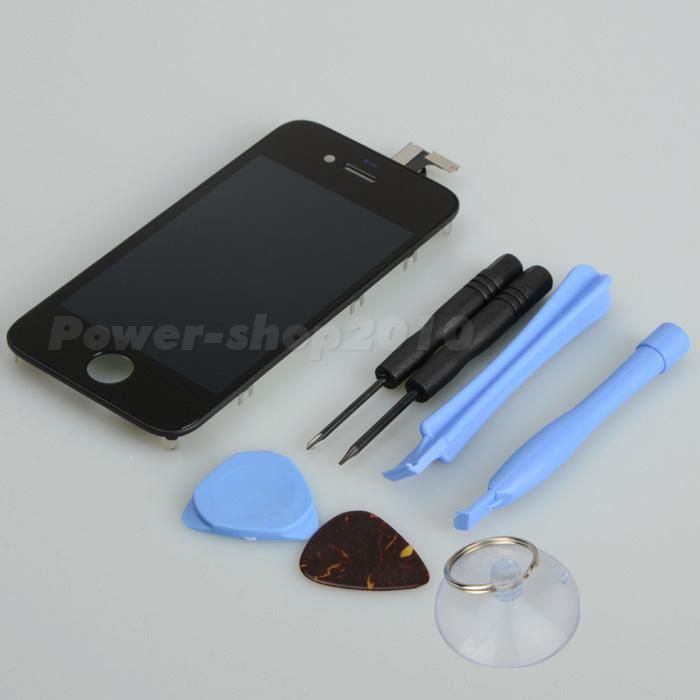   quality replacement touch digitizer lcd display for iphone 4g 3 each