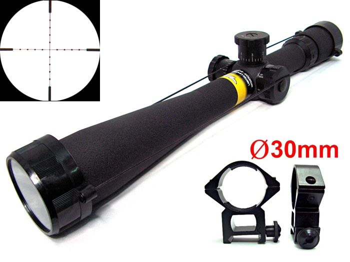 BSA 8 32x44 Mil Dot SIDEWHL Focus Rifle Scope w/Mount*2  