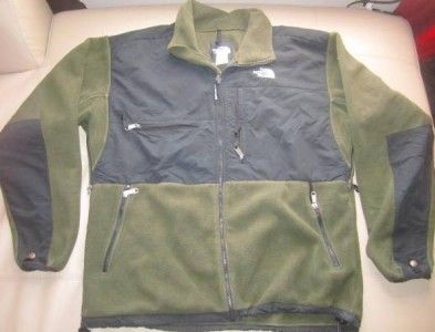 MENS THE NORTH FACE POLARTEC DENALI OLIVE FLEECE JACKET XL  