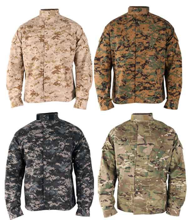 PROPPER BATTLE RIP ACU TEFLON MILITARY SPEC COAT DESERT  