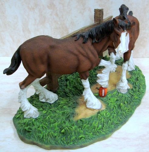 ANHEUSER BUSCH Clydesdale Football 1998 horse CLYD3  