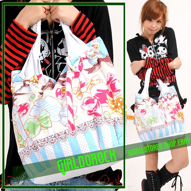 SWEET SELECTION** DOLLY punk gothic Lolita HAND BAG  