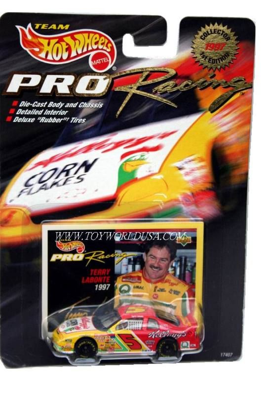 Hot Wheels PRO Racing #5~KELLOGGS~Terry Labonte 1997 on PopScreen