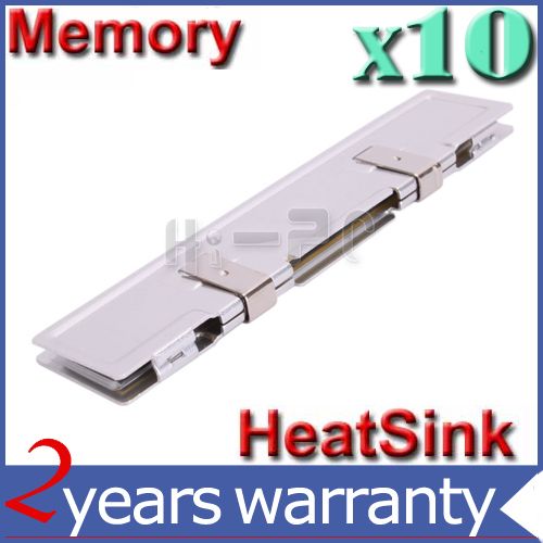 Whole=10 x New Silver DDR DDR2 PC Memory Heat Spreader Cooler Cooling 