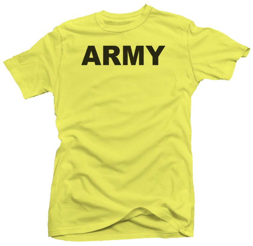 Classic ARMY Military US Mens PT Cool Gym New T shirt  