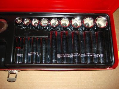 PROTO 22 PC 3/8DRIVE 6 PT SOCKET SET J52134 NEW  