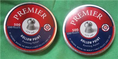   Crosman Premier .177 cal HOLLOW POINT Hunting Pellets 