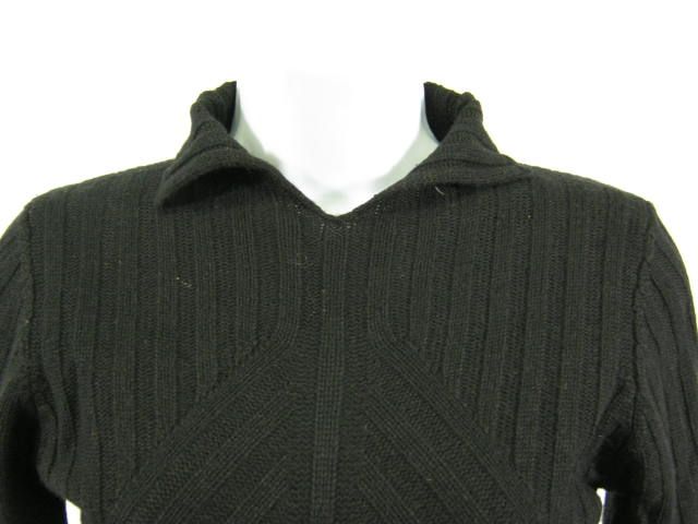 ARMANI COLLECTION Black Turtleneck Sweater Size 4  