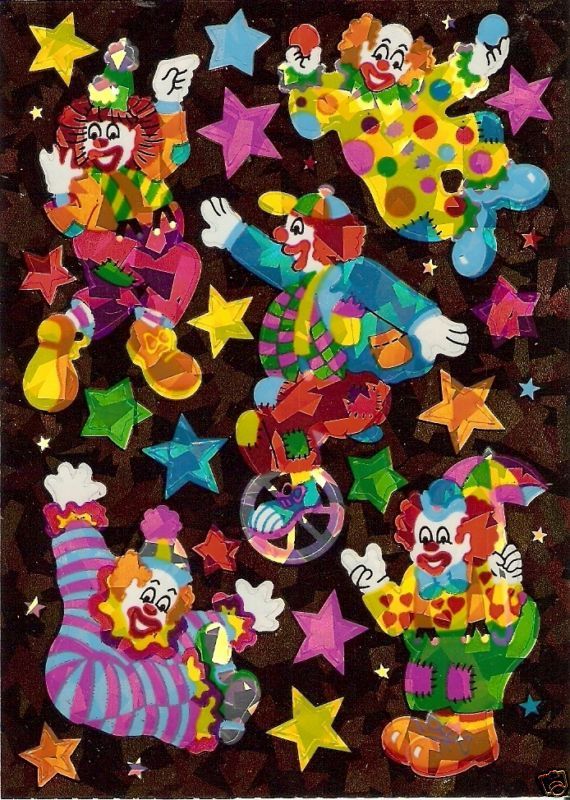 Sandylion CIRCUS CLOWNS *3 Maxi Sheets* RARE  