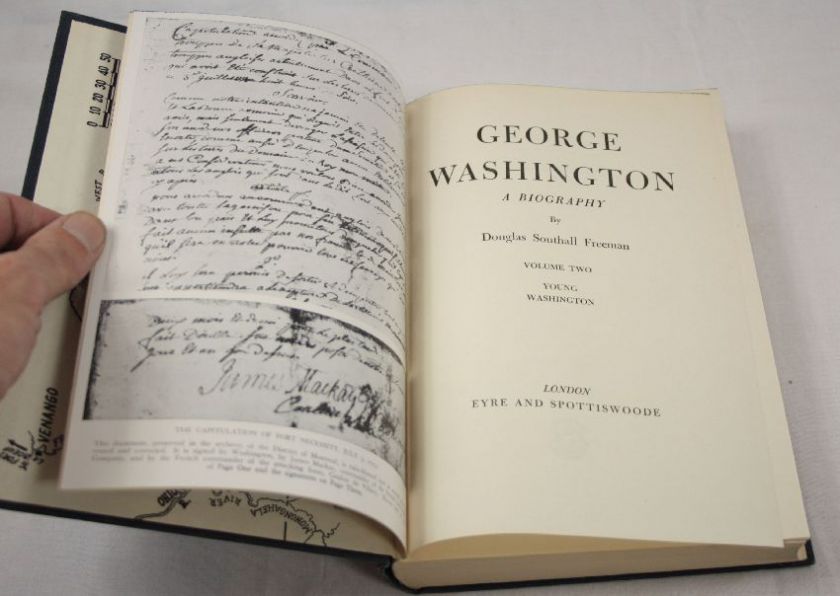 DOUGLAS SOUTHALL FREEMAN George Washington 2v 1st UK DJ  