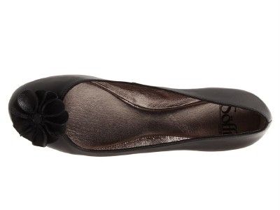 US 10 EU 42 SOFFT BERMUDA WOMENS BLACK BALLET FLAT SHOES  