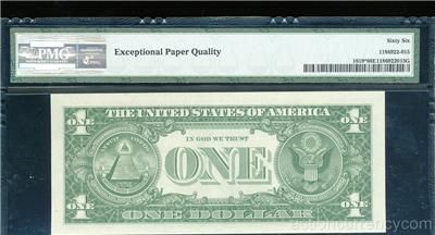 Fr 1619* 1957 Silver Certificate STAR PMG 66EPQ * B block  