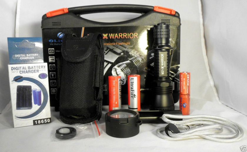 OLIGHT M21 X WARRIOR TACTICAL FLASHLIGHT WITH CREE XM L LED 600 LUMENS 