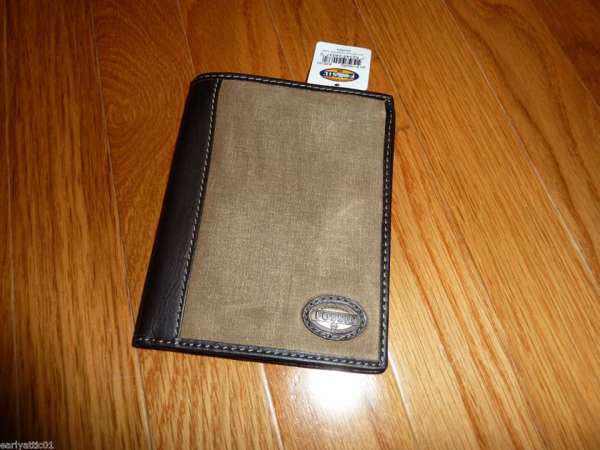   Estate Waxed Canvas Khaki Passport Case ML8140250 762346240372  