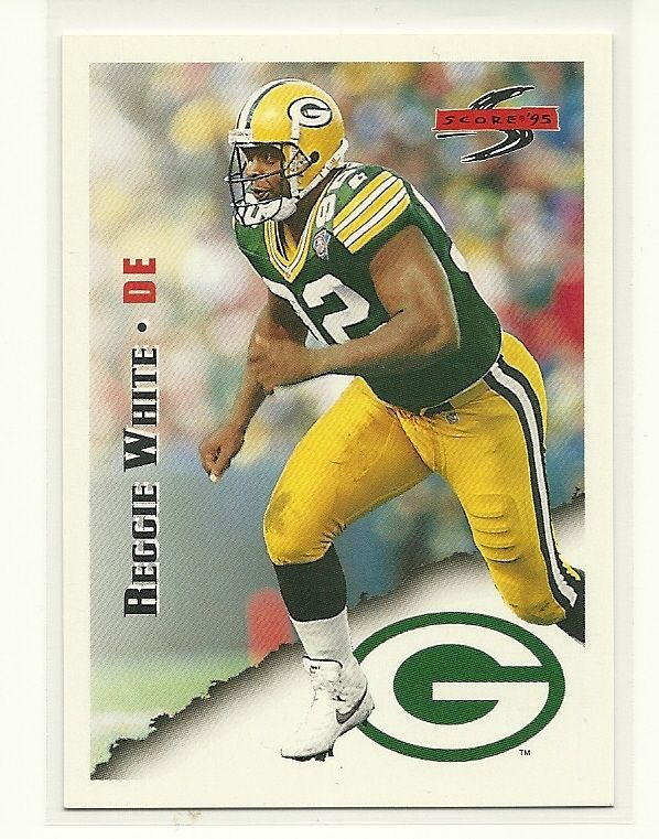 Reggie White 1995 Score Football # 13 Packers  