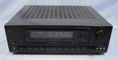 Sony Am/Fm Stereo Pro Logic Receiver   Model STR D1090  