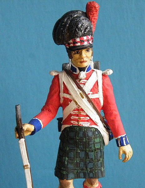 Series 77 Napoleonic HIGHLAND REGIMENT SOLDIER 75mm  