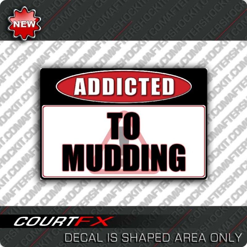 Mud Warning Sticker 4x4 Truck Decal  