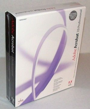 Adobe Acrobat 7 Professional Windows PN 22020213  