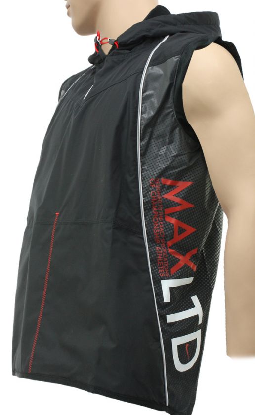 Nike Air Max Sleeveless Blk Hoody Hooded Top All Sizes  