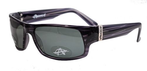 Anarchy Sunglasses El Presidente Black Stripe Polarized 782612005764 