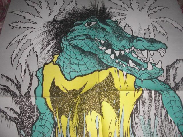 Vintage ZORLAC SKATEBOARDS DONNY MYHRE GATOR Poster PUSHEAD old school 