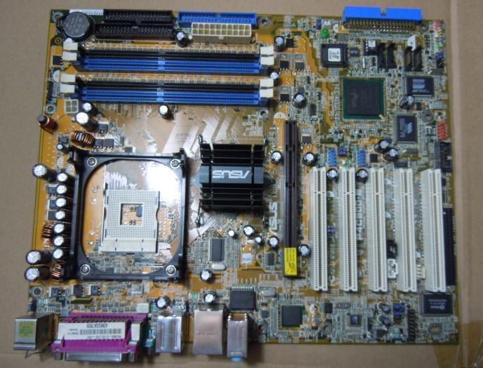 100% test asus p4c800 e deluxe 875PE socket 478 motherboard 800FSB 