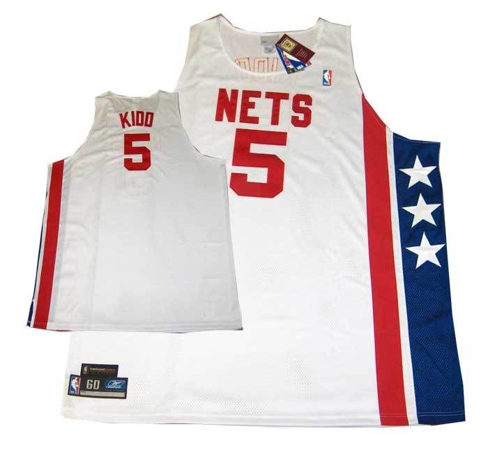 Jason Kidd New Jersey Nets Authentic HWC Jersey 60=4X  
