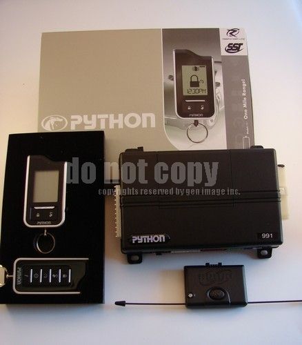 Python 5702P 2 way LCD Remote Car Starter with Alarm  